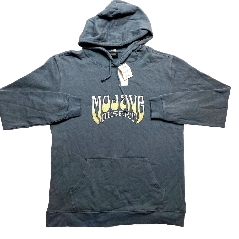 Cotton On Garments Hoodie Mens M Navy Dusty Denim Mojave Desert Sweatshirt